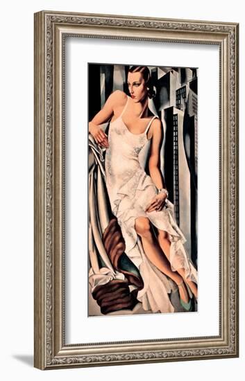 Portrait de Madame Allan Bott-Tamara de Lempicka-Framed Premium Giclee Print