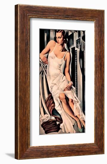 Portrait de Madame Allan Bott-Tamara de Lempicka-Framed Premium Giclee Print