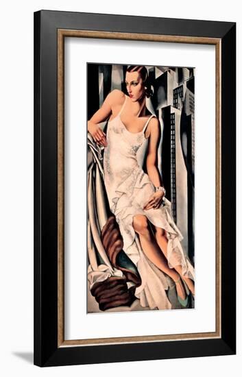 Portrait de Madame Allan Bott-Tamara de Lempicka-Framed Premium Giclee Print