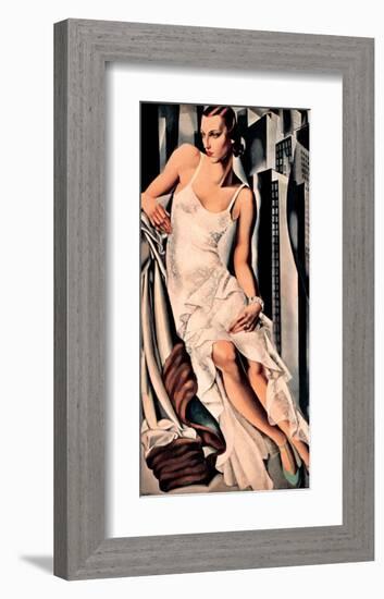 Portrait de Madame Allan Bott-Tamara de Lempicka-Framed Premium Giclee Print