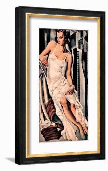 Portrait de Madame Allan Bott-Tamara de Lempicka-Framed Premium Giclee Print