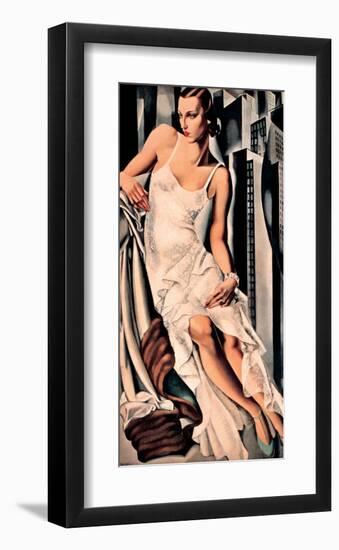 Portrait de Madame Allan Bott-Tamara de Lempicka-Framed Premium Giclee Print