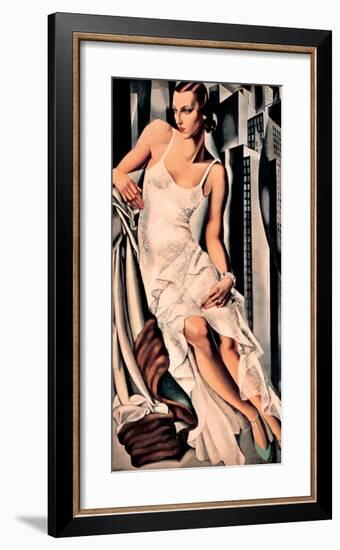 Portrait de Madame Allan Bott-Tamara de Lempicka-Framed Premium Giclee Print