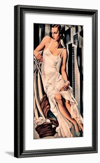 Portrait de Madame Allan Bott-Tamara de Lempicka-Framed Premium Giclee Print