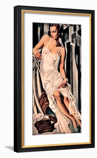 Portrait de Madame Allan Bott-Tamara de Lempicka-Framed Premium Giclee Print