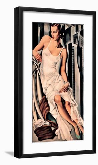 Portrait de Madame Allan Bott-Tamara de Lempicka-Framed Premium Giclee Print