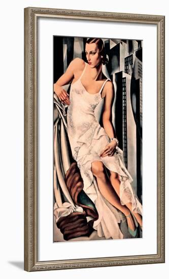 Portrait de Madame Allan Bott-Tamara de Lempicka-Framed Premium Giclee Print