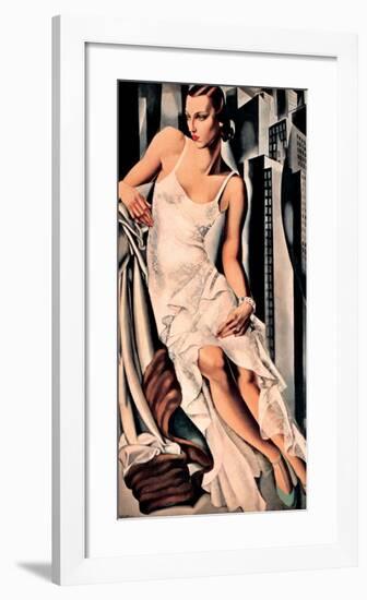 Portrait de Madame Allan Bott-Tamara de Lempicka-Framed Premium Giclee Print