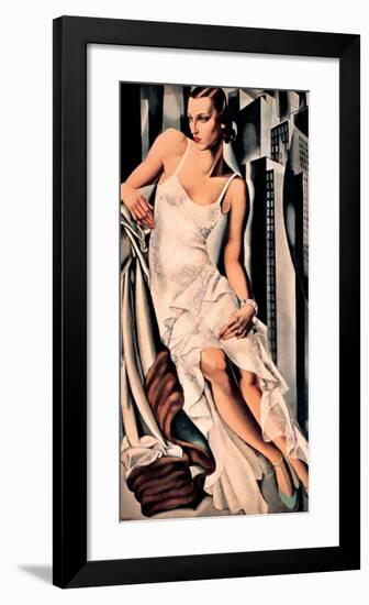 Portrait de Madame Allan Bott-Tamara de Lempicka-Framed Premium Giclee Print