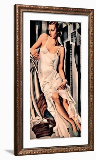 Portrait de Madame Allan Bott-Tamara de Lempicka-Framed Premium Giclee Print