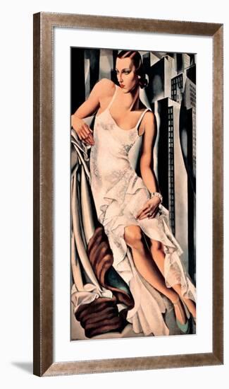 Portrait de Madame Allan Bott-Tamara de Lempicka-Framed Premium Giclee Print