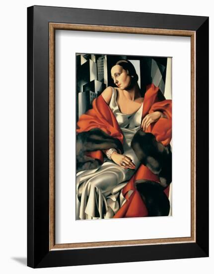 Portrait de Madame Boucard-Tamara de Lempicka-Framed Premium Giclee Print