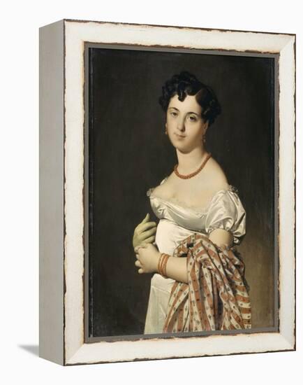 Portrait de madame Panckoucke-Jean-Auguste-Dominique Ingres-Framed Premier Image Canvas