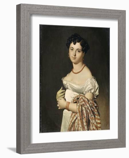 Portrait de madame Panckoucke-Jean-Auguste-Dominique Ingres-Framed Giclee Print