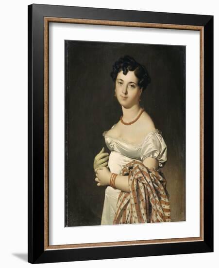 Portrait de madame Panckoucke-Jean-Auguste-Dominique Ingres-Framed Giclee Print