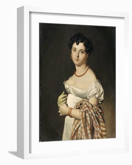 Portrait de madame Panckoucke-Jean-Auguste-Dominique Ingres-Framed Giclee Print