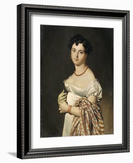 Portrait de madame Panckoucke-Jean-Auguste-Dominique Ingres-Framed Giclee Print