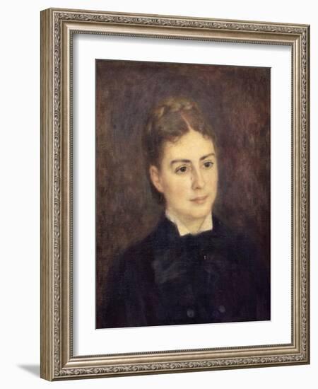 Portrait de madame Paul Bérard-Pierre-Auguste Renoir-Framed Giclee Print