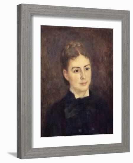 Portrait de madame Paul Bérard-Pierre-Auguste Renoir-Framed Giclee Print