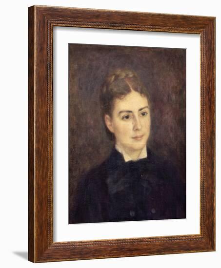 Portrait de madame Paul Bérard-Pierre-Auguste Renoir-Framed Giclee Print