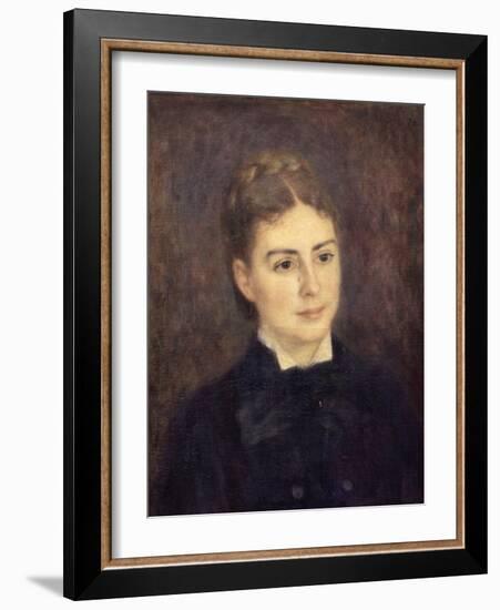 Portrait de madame Paul Bérard-Pierre-Auguste Renoir-Framed Giclee Print