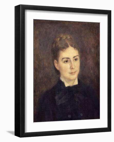 Portrait de madame Paul Bérard-Pierre-Auguste Renoir-Framed Giclee Print