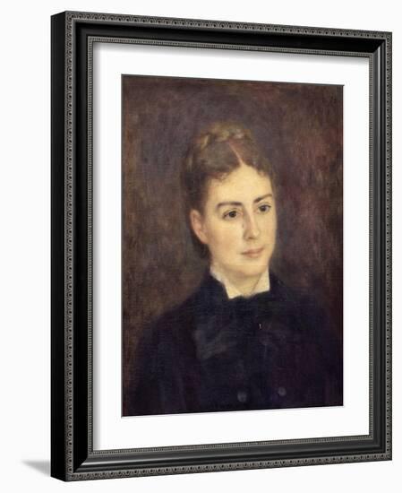 Portrait de madame Paul Bérard-Pierre-Auguste Renoir-Framed Giclee Print