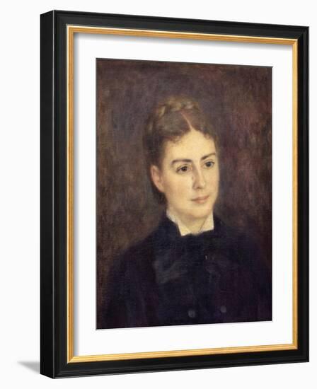 Portrait de madame Paul Bérard-Pierre-Auguste Renoir-Framed Giclee Print