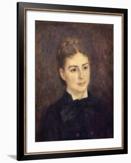 Portrait de madame Paul Bérard-Pierre-Auguste Renoir-Framed Giclee Print