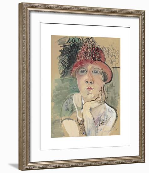 Portrait de Madame Raoul Dufy-Raoul Dufy-Framed Premium Giclee Print