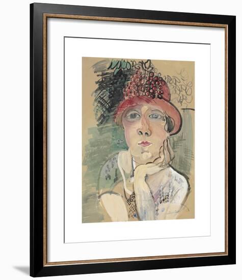 Portrait de Madame Raoul Dufy-Raoul Dufy-Framed Premium Giclee Print