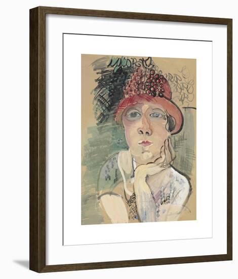 Portrait de Madame Raoul Dufy-Raoul Dufy-Framed Premium Giclee Print