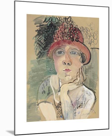 Portrait de Madame Raoul Dufy-Raoul Dufy-Mounted Premium Giclee Print