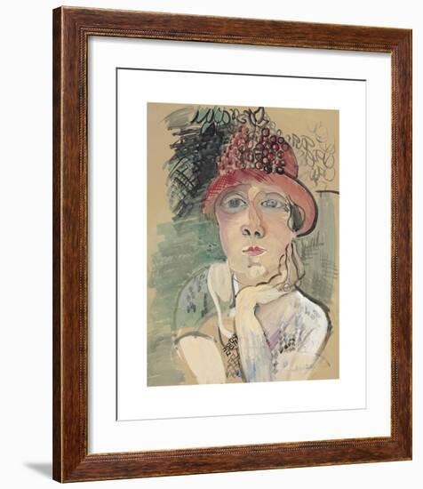 Portrait de Madame Raoul Dufy-Raoul Dufy-Framed Premium Giclee Print