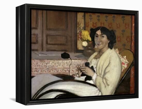 Portrait de Madame Rodrigues-Vallotton, the Artist's Wife, 1902-Félix Vallotton-Framed Premier Image Canvas