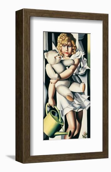 Portrait de Mademoiselle Poum Rachou-Tamara de Lempicka-Framed Premium Giclee Print