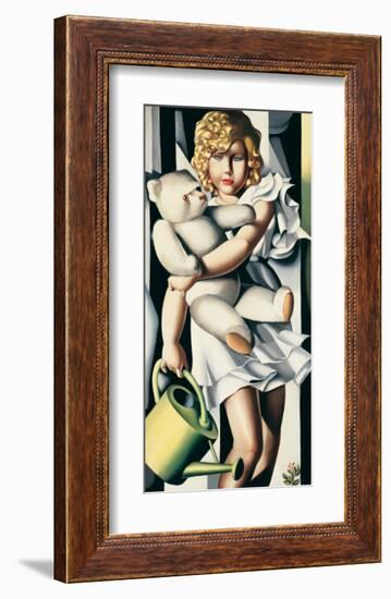 Portrait de Mademoiselle Poum Rachou-Tamara de Lempicka-Framed Premium Giclee Print