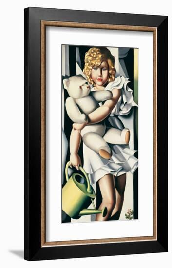 Portrait de Mademoiselle Poum Rachou-Tamara de Lempicka-Framed Premium Giclee Print