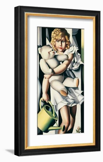 Portrait de Mademoiselle Poum Rachou-Tamara de Lempicka-Framed Premium Giclee Print