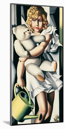 Portrait de Mademoiselle Poum Rachou-Tamara de Lempicka-Mounted Premium Giclee Print