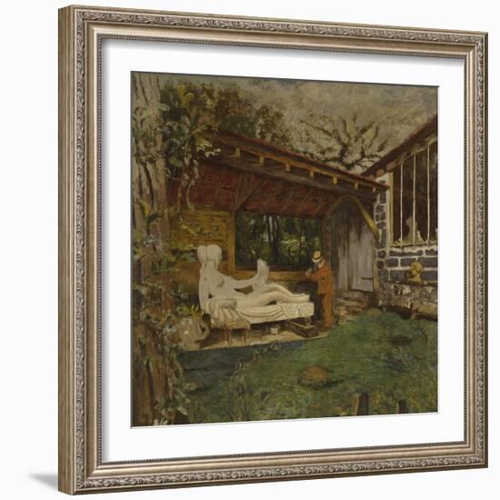 Portrait de Maillol-Edouard Vuillard-Framed Giclee Print