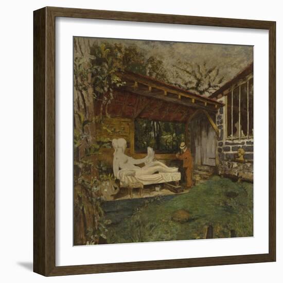 Portrait de Maillol-Edouard Vuillard-Framed Giclee Print