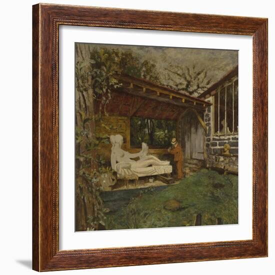 Portrait de Maillol-Edouard Vuillard-Framed Giclee Print