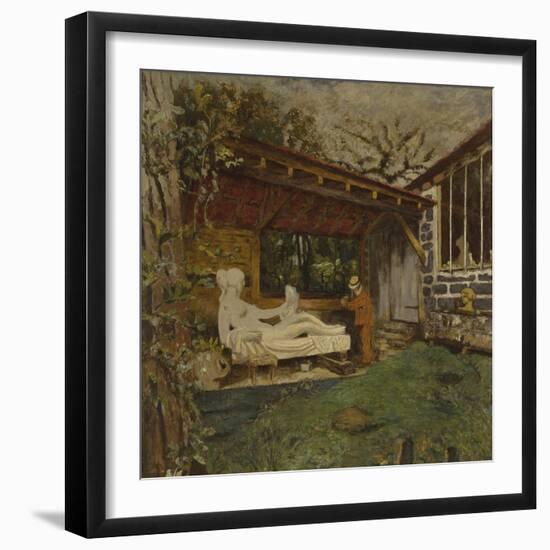 Portrait de Maillol-Edouard Vuillard-Framed Giclee Print