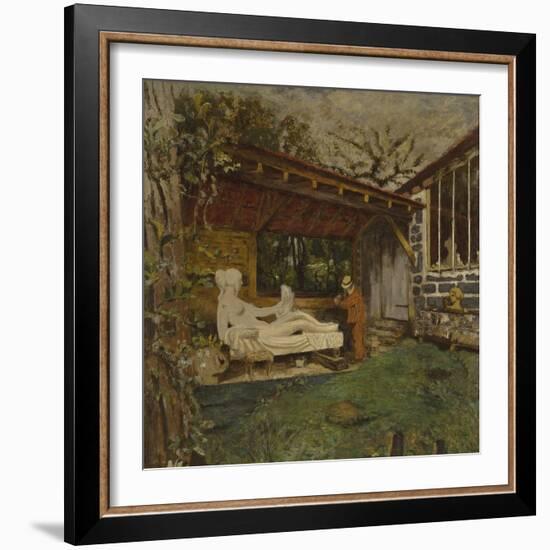 Portrait de Maillol-Edouard Vuillard-Framed Giclee Print