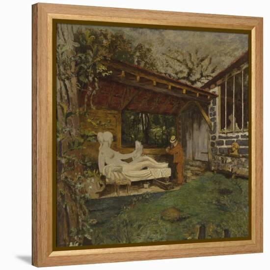 Portrait de Maillol-Edouard Vuillard-Framed Premier Image Canvas