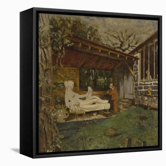 Portrait de Maillol-Edouard Vuillard-Framed Premier Image Canvas