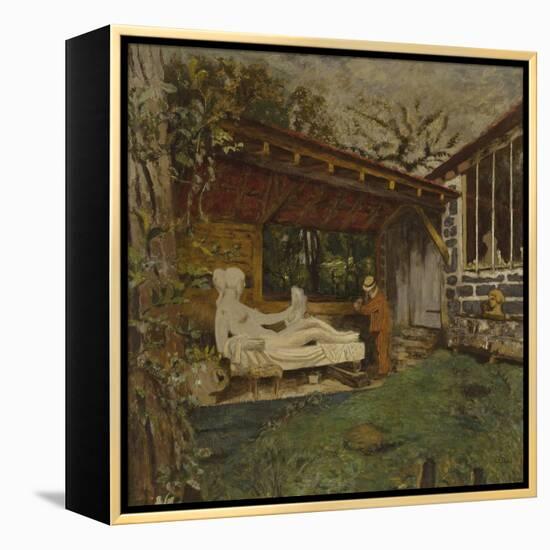 Portrait de Maillol-Edouard Vuillard-Framed Premier Image Canvas