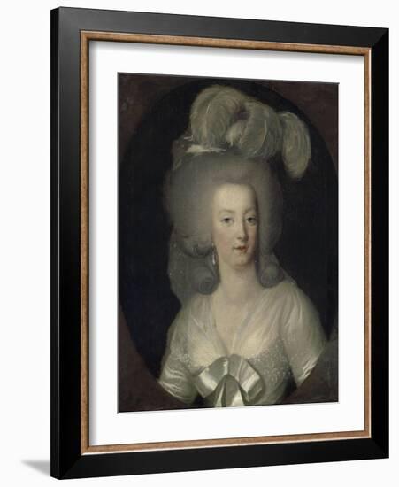 Portrait de Marie-Antoinette-null-Framed Giclee Print