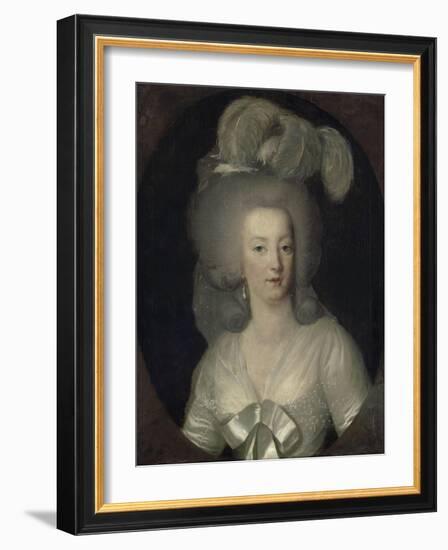 Portrait de Marie-Antoinette-null-Framed Giclee Print